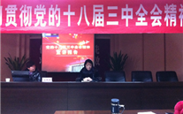 尊时凯龙集团党委派员参加学习贯彻党的十八届三中全会宣讲报告会